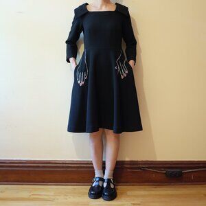 Vivetta embroidered hands dress